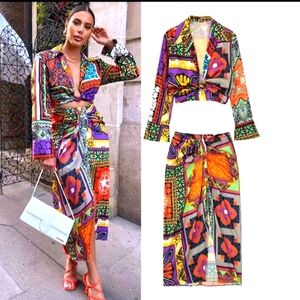 BRAND NEW Two Piece skirt set...